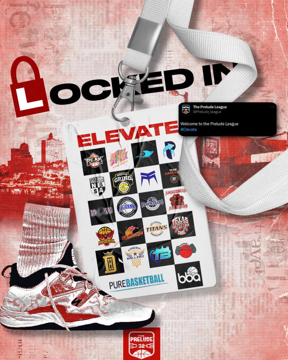 Welcome to The Prelude League! These are  23/32 organizations that will compete on our Elevate Platform! We are looking forward to watching the talent these orgs bring. #Elevate #Platform  #PreludeLeague 🏀 #Character #Effort #Opportunity🏀