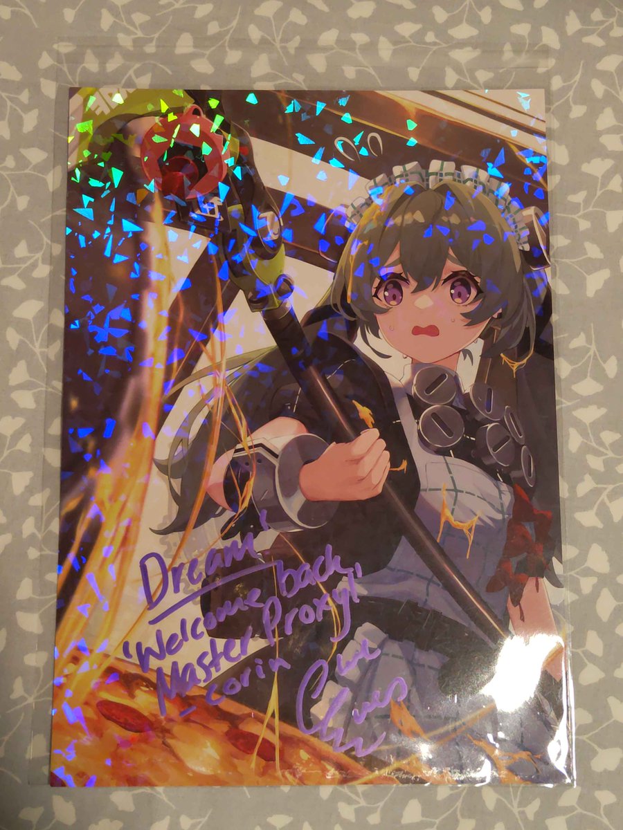 DreamAura (@dreamaura2) on Twitter photo Was at Japan Fest in Buxton today with the Selen itasha today, was pretty last minute so I knew nothing about the event. Was stoked to discover <a href="/ChloeEvesVA/">Chloe Eves</a>, English voice of best ZZZ girl Corin was there, just had to grab a signed print 💚 Was at Japan Fest in Buxton today with the Selen itasha today, was pretty last minute so I knew nothing about the event. Was stoked to discover <a href="/ChloeEvesVA/">Chloe Eves</a>, English voice of best ZZZ girl Corin was there, just had to grab a signed print 💚