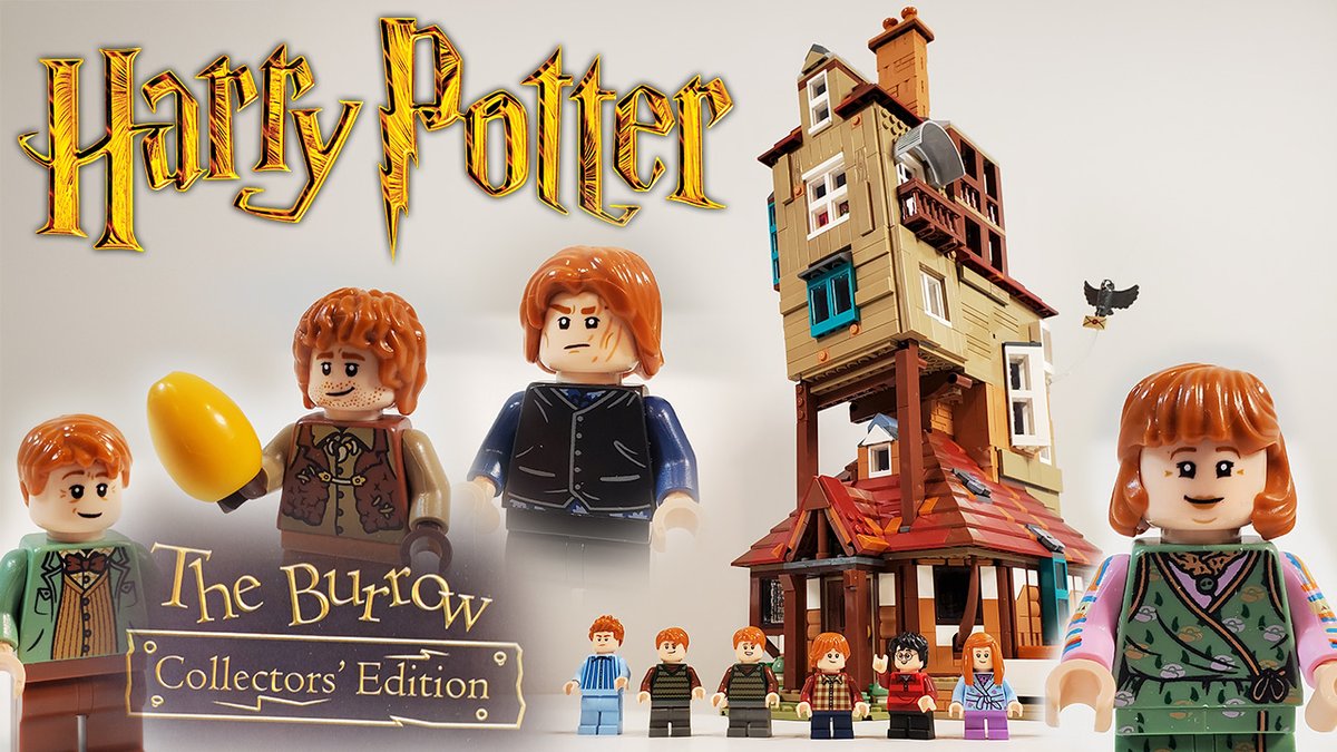 #LEGO #HarryPotter Review: The Burrow Collectors Edition (2024 D2C 76437) - youtu.be/zR1mDccMRu4?si…