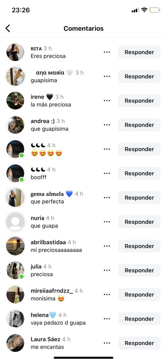 la mejor parte de subir una historia son los likes, ecos y respuestas de mis chicas