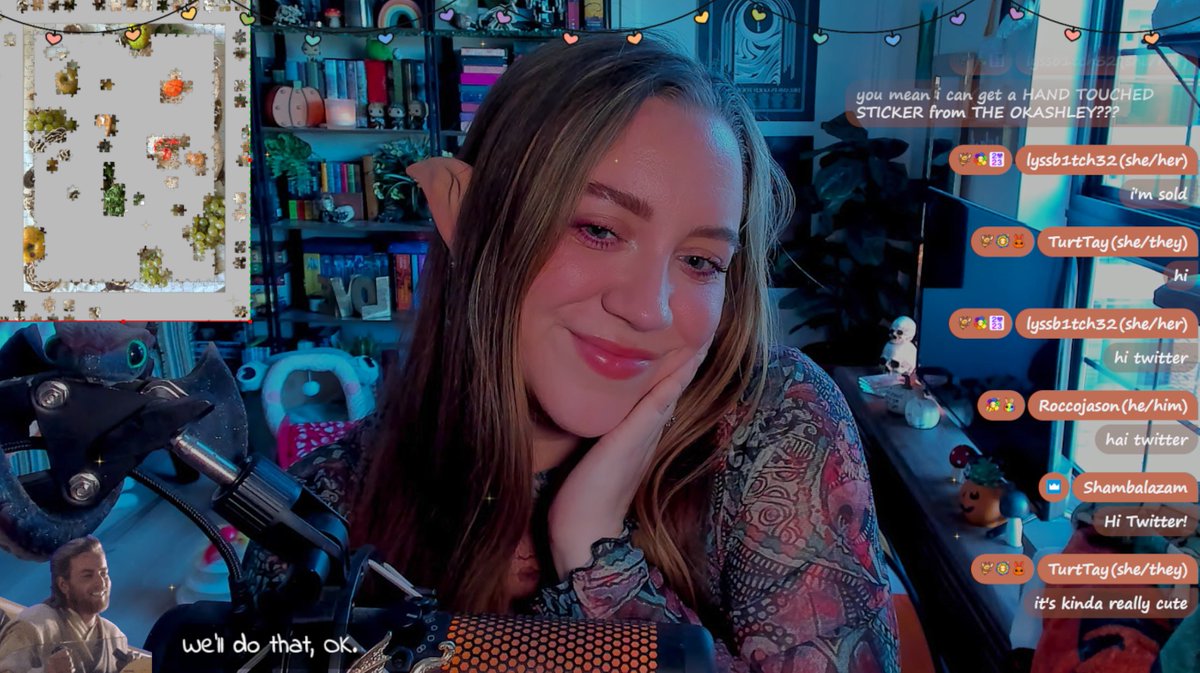 haiiiii I am live and we are maybe actually (probably note) gonna finish the witcher?? I whipped out the ears today🧝🏻‍♀️ ttv/okashley_