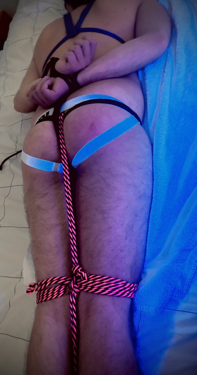 sexercize42069's tweet photo. 17 of 30: Gotta say, these #impact subs are really helping me get a heavier hand. 🔥After his flogging and whip play, I grabbed right onto those #rope handles and took him on a well earned ride! Need to kick back and have someone do the same for me sometime soon. 🙏 #gaybondage https://t.co/MSGIdrBBI0
