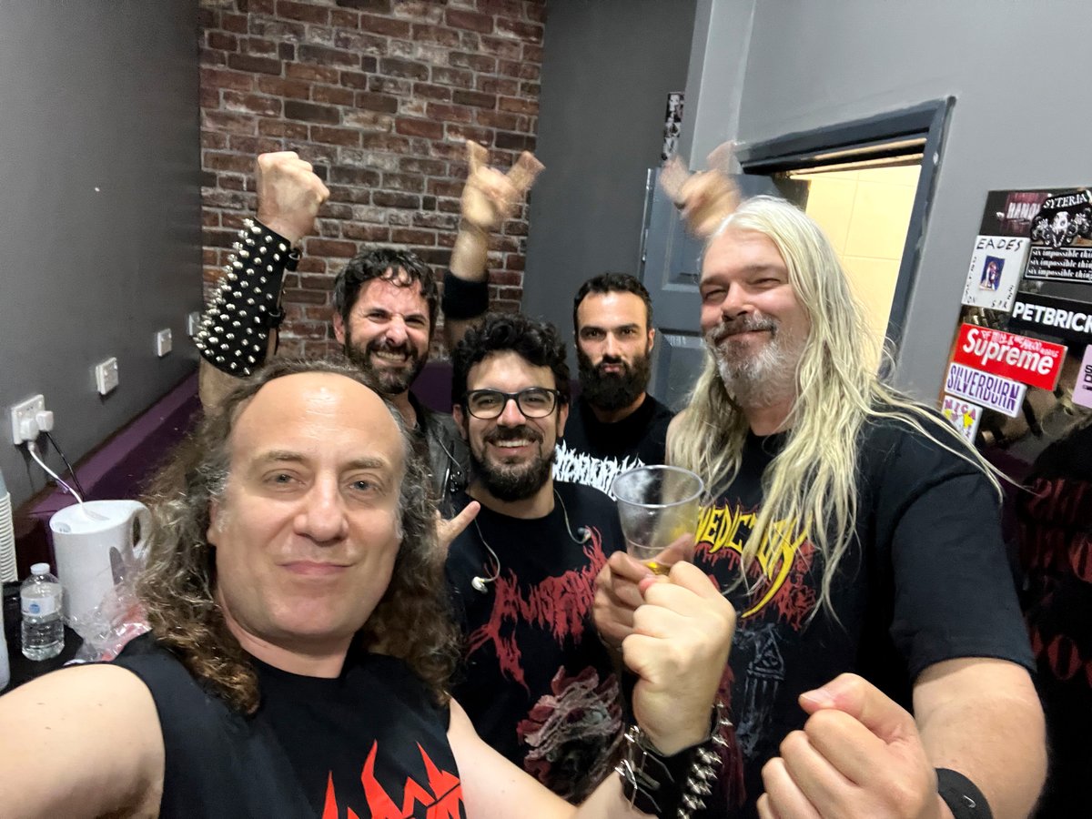 An incredible night at The Dome when we had the privilege of supporting the mighty Asphyx! Had the chance to meet the legend Martin van Drunen, backstage! Huge thanks to Asphyx for having us! #metal #deathmetal <a href="/AeonPromotions/">Aeon Promotions</a>  <a href="/RedefiningDark/">Redefining Darkness Records</a>