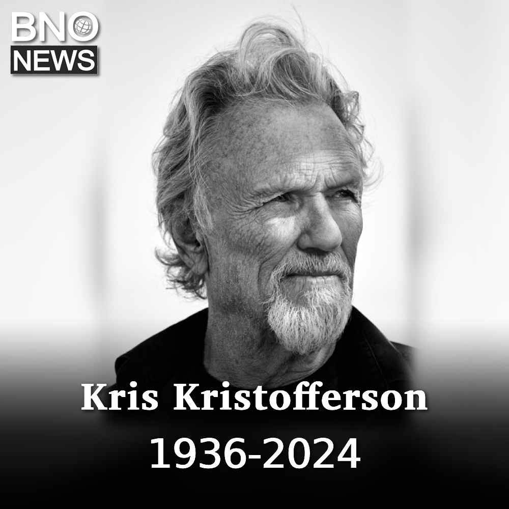 BNODesk's tweet image. JUST IN: American actor and singer Kris Kristofferson has died at 88