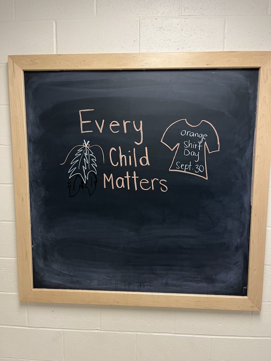 Orange Shirt Day tomorrow! 💚🤍🧡