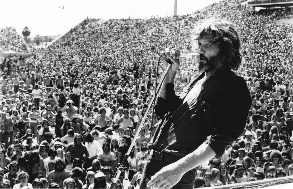 The catalog of brilliant Kris Kristofferson songs is endless. I'm trying to think of which one is my favorite/the best.

Candidates:  1) Why Me  2) Sunday Morning Coming Down 3) Me and Bobbie McGee 4) Help Me Make it Through the Night 5) For the Good Times 6) Closer to the Bone