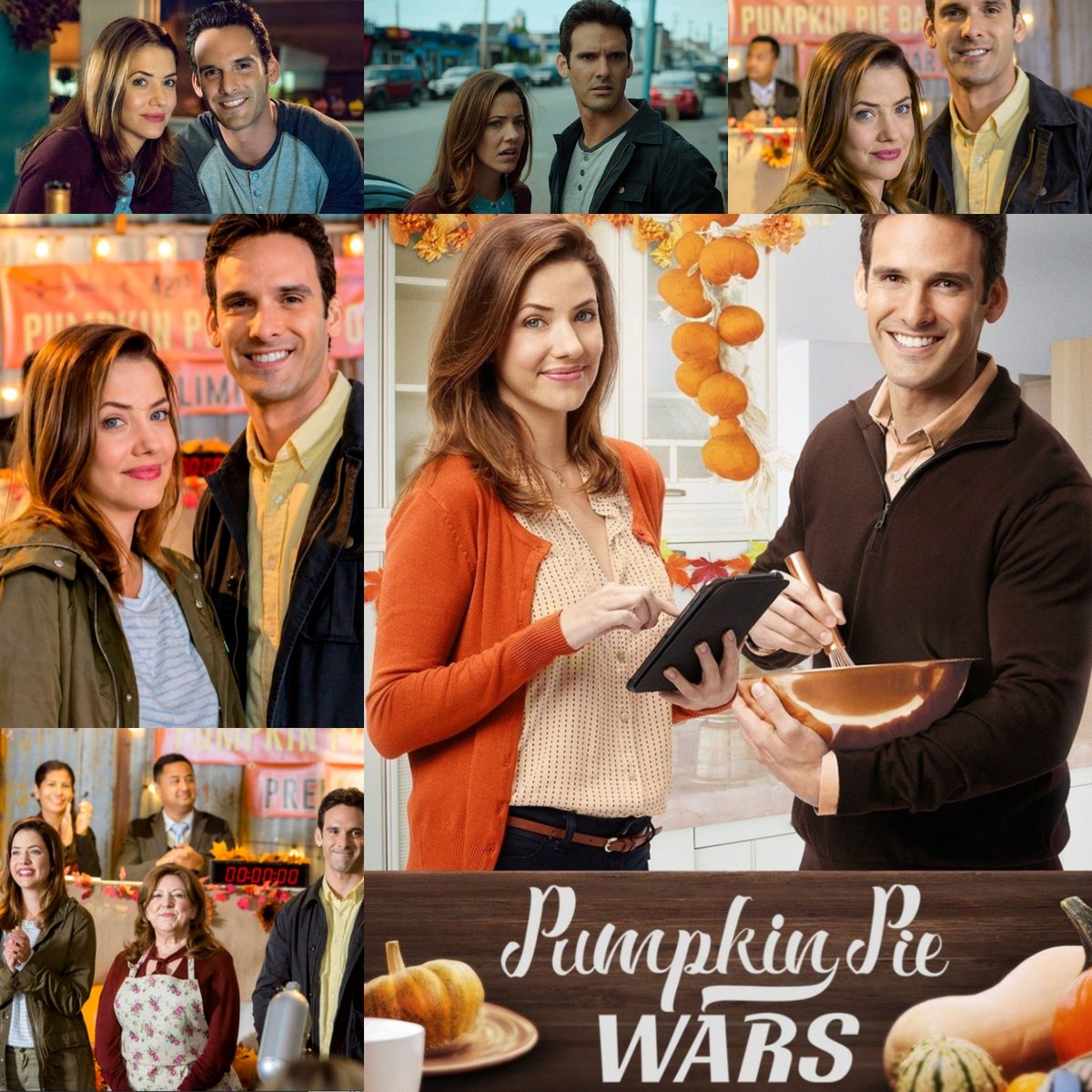 NicoleChaquita's tweet image. Let the smell of cinnamon nutmeg and spice warm up your kitchen in Pumpkin Pie Wars airing tomorrow @ 11a/10c only on @hallmarkchannel @julie_gonzalo @MrEricAragon #JulieGonzalo #PumpkinPieWars 🍁🍂🤎