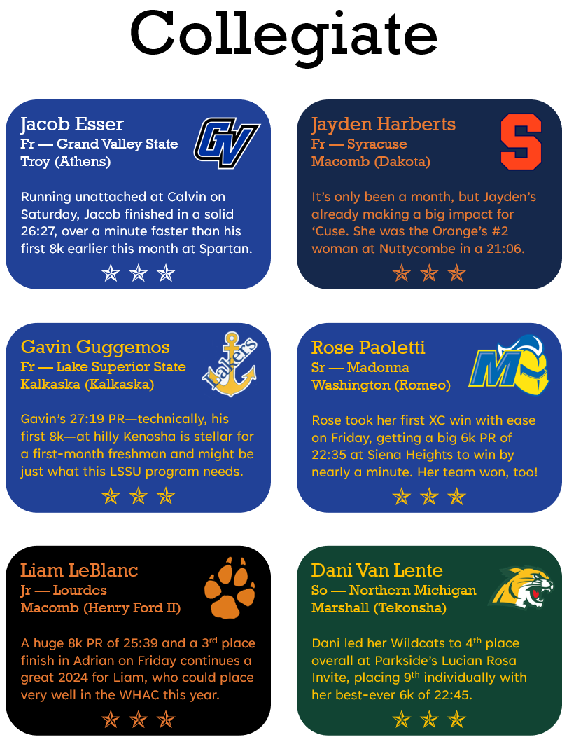 JFTMichigan's tweet photo. a few colleges getting their first-ever Three Stars this week: https://t.co/lqPTnA5HLn