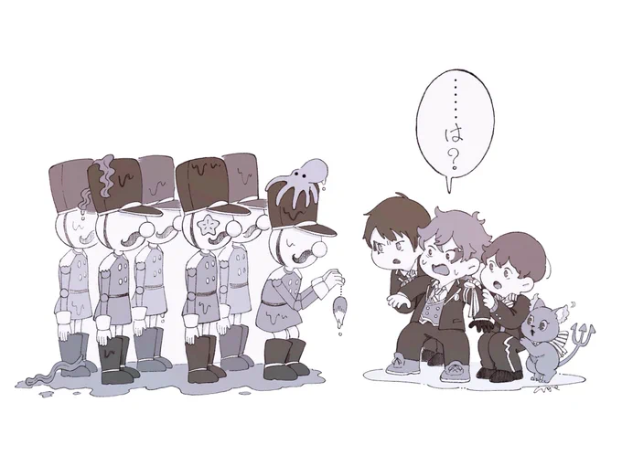 プレフル見終えたので、その後妄想の絵再掲します🎡 