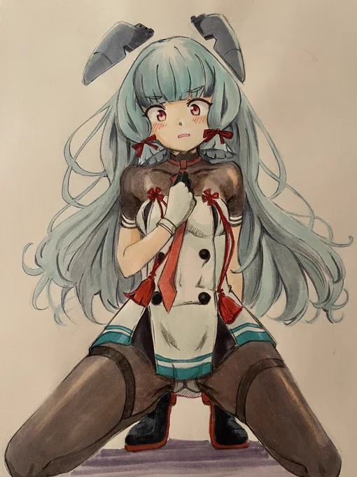 今月のアナログイラストは4枚でした #今月描いたイラストを晒そう 