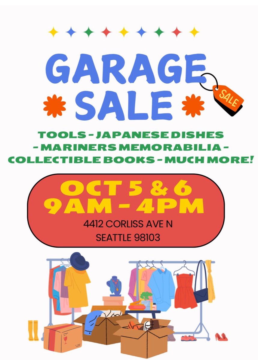 Cathy Tuttle supports Good Trouble (@cathytuttle) on Twitter photo I've moved to the Netherlands.
My kids are hosting a giant garage sale next weekend (Oct 5-6) of all the stuff <a href="/DavidNotkin/">David Notkin</a> and I gathered over 40 years, including sabbaticals to interesting places all over the world.
Love for you to stop by -- and tell your Seattle friends! I've moved to the Netherlands.
My kids are hosting a giant garage sale next weekend (Oct 5-6) of all the stuff <a href="/DavidNotkin/">David Notkin</a> and I gathered over 40 years, including sabbaticals to interesting places all over the world.
Love for you to stop by -- and tell your Seattle friends!