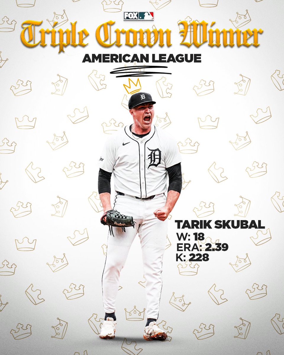 Tarik Skubal wins the AL Triple Crown 👑
