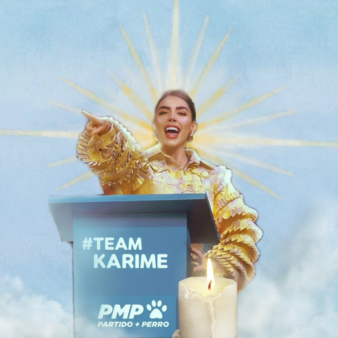 madspinkis's tweet photo. ¡El cirio ya está prendido y ahora empezamos a decretar con todo: KARIME GANADORA! 🩵🌟🐩

KARIME GANADORA 
#LaCasaDeLosFamososMx https://t.co/B3to8blVcl