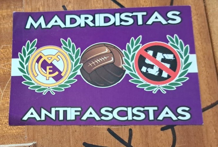 Madridclubf's tweet photo. NAZIS NO 🚫 #ChiringuitoDerbi https://t.co/kzKwWovu25