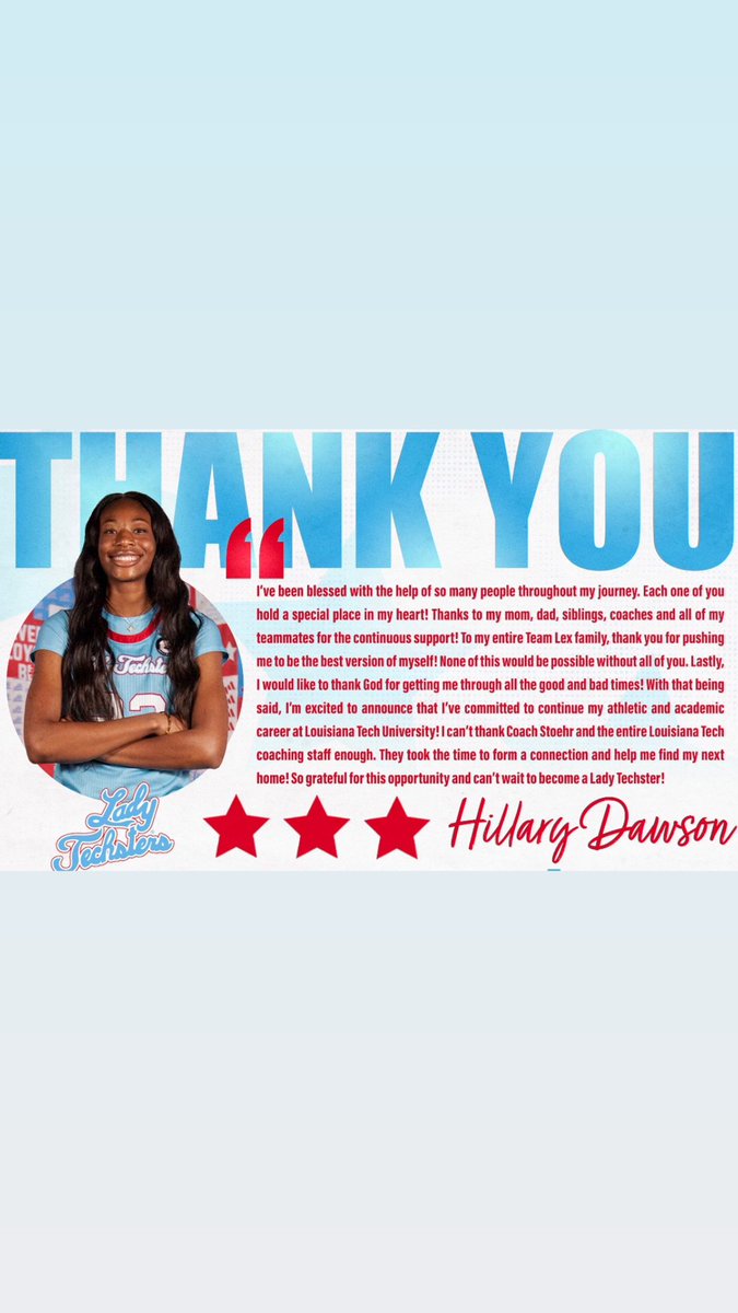 hillarydawson23's tweet photo. Home🏡 #committed 
@LATechWBB https://t.co/JWv4hBVD1l