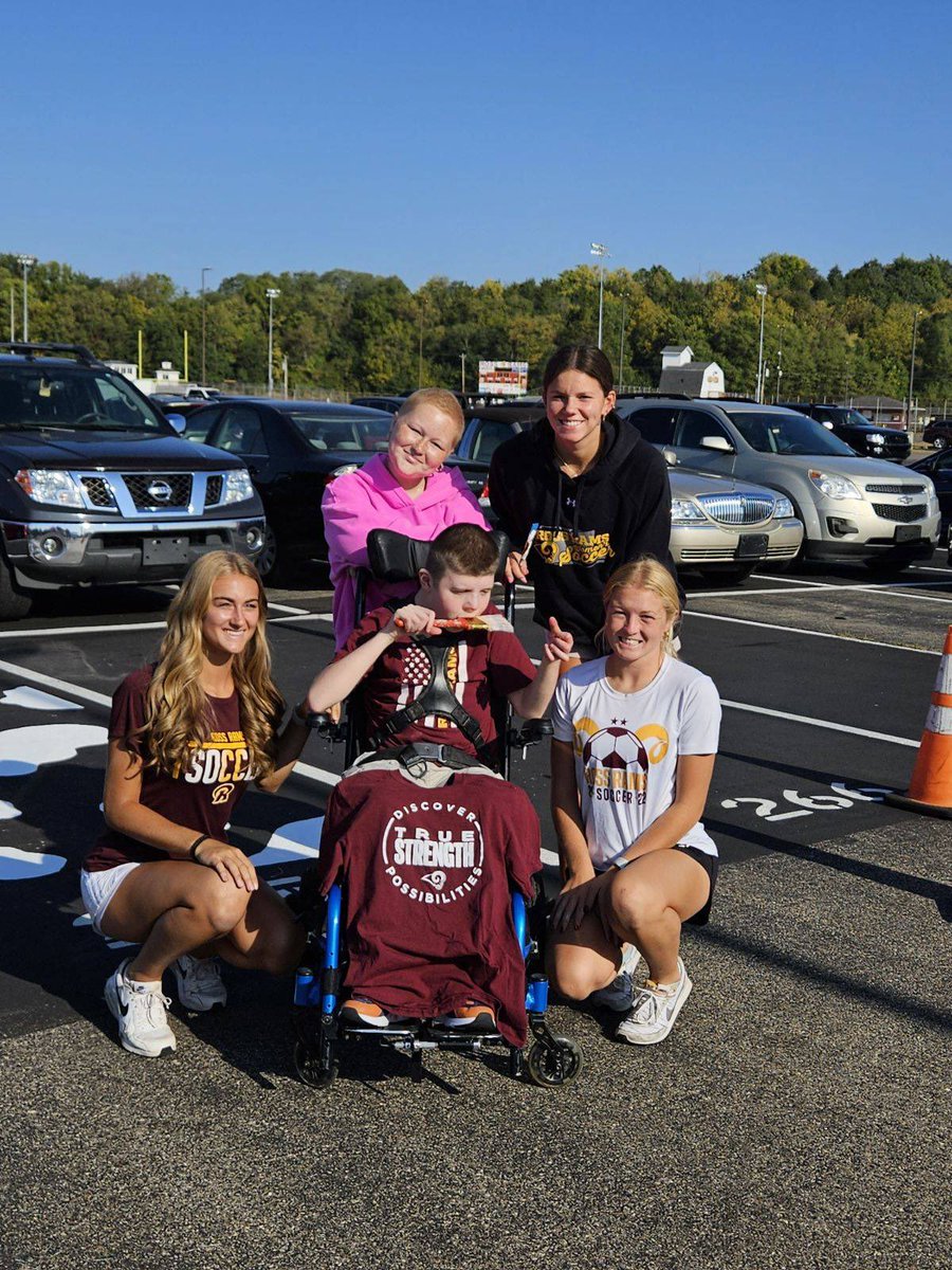 kremer_becky's tweet photo. Tommy now has a parking spot at RHS.

His fellow classmates who are members of the @truestrengthorg painted his spot at school. They want to make sure that Tommy gets all the opportunities that seniors get. This brought tears to my eyes @RossRams1 @RossSpecServ @RHS_BT_DECA https://t.co/AFrUJtZJfP