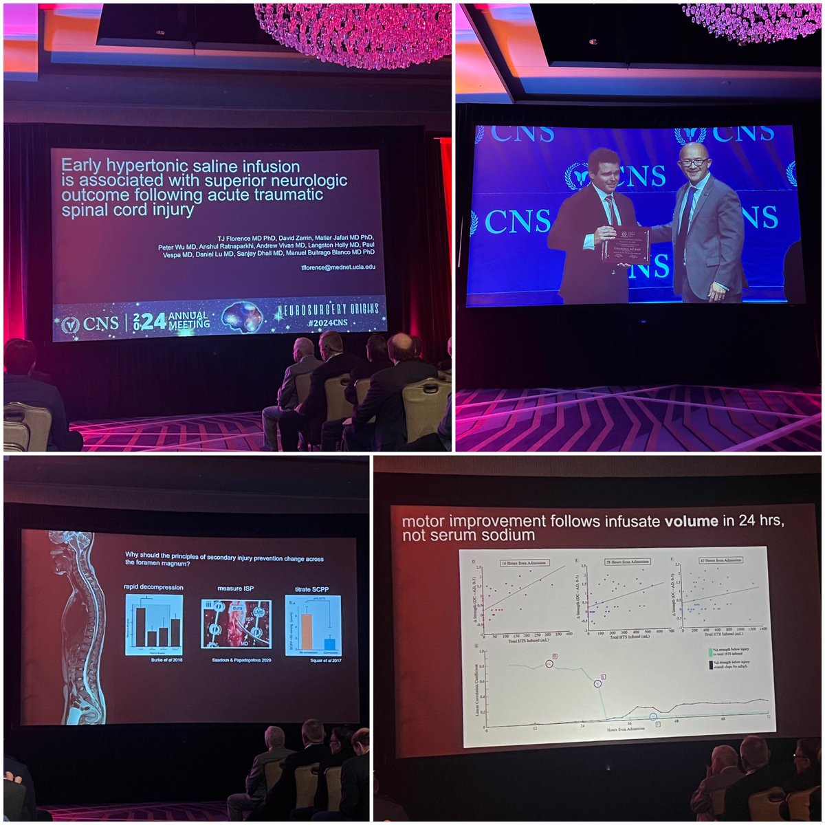The Yang Lab (@theyanglab1) on Twitter photo Congratulations to #DrFlorence <a href="/brainbro/">TJ Florence MD PhD</a> for the <a href="/CNS_Update/">CNS</a> resident award presentation on early hypertonic saline infusion! #2024CNS #CNS2024 <a href="/IsaacYangMD/">Isaac Yang MD</a> <a href="/UCLAHealth/">UCLA Health</a> <a href="/UCLANsgy/">UCLA Neurosurgery 🧠</a> <a href="/dgsomucla/">David Geffen School of Medicine at UCLA</a> <a href="/HarborUCLA/">Harbor-UCLA Medical Center</a> <a href="/HarborUCLASurg/">Harbor-UCLA Surgery</a> <a href="/HarborTrauma/">Harbor-UCLA Trauma</a> #neurosurgery #TBI #HTS Congratulations to #DrFlorence <a href="/brainbro/">TJ Florence MD PhD</a> for the <a href="/CNS_Update/">CNS</a> resident award presentation on early hypertonic saline infusion! #2024CNS #CNS2024 <a href="/IsaacYangMD/">Isaac Yang MD</a> <a href="/UCLAHealth/">UCLA Health</a> <a href="/UCLANsgy/">UCLA Neurosurgery 🧠</a> <a href="/dgsomucla/">David Geffen School of Medicine at UCLA</a> <a href="/HarborUCLA/">Harbor-UCLA Medical Center</a> <a href="/HarborUCLASurg/">Harbor-UCLA Surgery</a> <a href="/HarborTrauma/">Harbor-UCLA Trauma</a> #neurosurgery #TBI #HTS