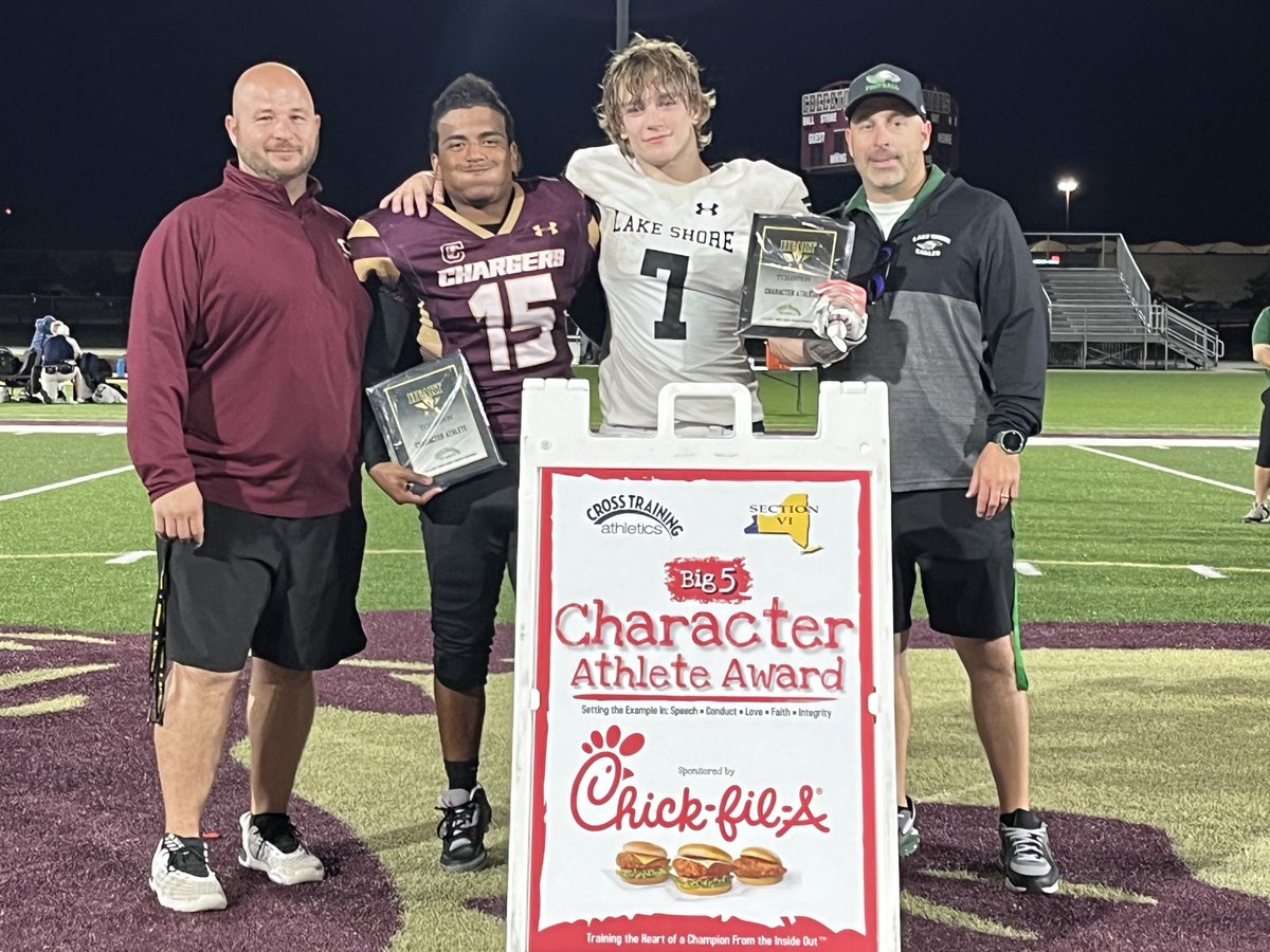 Cross Training Athletics (@crosstraininga) on Twitter photo Heart of a champion character athletes of the game ! Class from the opening kickoff! Character and godliness is profitable for all things holding a promise for today and the future! Looking at bright futures! <a href="/CheekFootball/">Cheektowaga Football</a> <a href="/LSEagleFootball/">Lake Shore Eagles Football</a> love never fails Heart of a champion character athletes of the game ! Class from the opening kickoff! Character and godliness is profitable for all things holding a promise for today and the future! Looking at bright futures! <a href="/CheekFootball/">Cheektowaga Football</a> <a href="/LSEagleFootball/">Lake Shore Eagles Football</a> love never fails