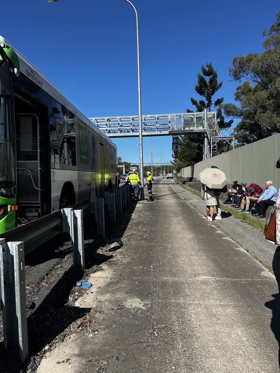 When your bus breaks down on the Logan Motorway!