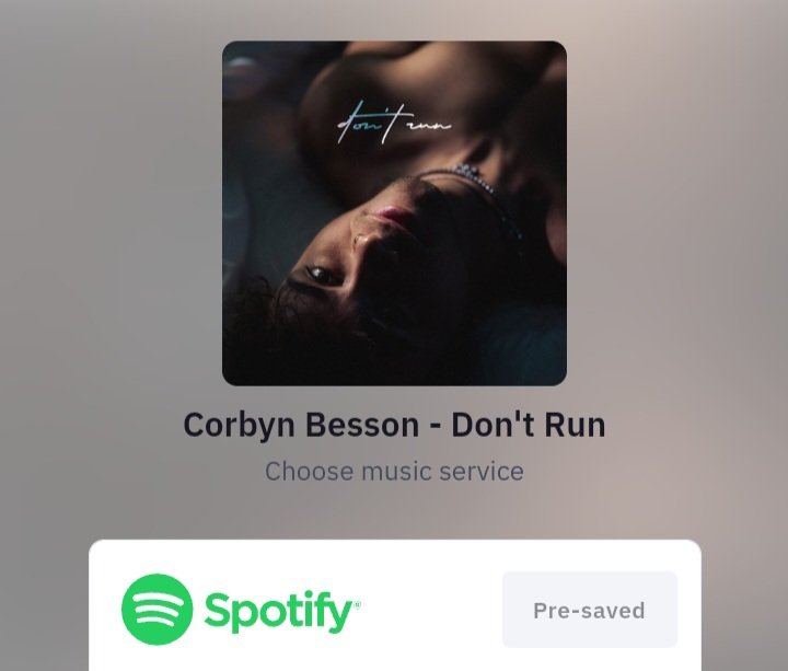 Jack58533763's tweet photo. @corbynbesson Pre saved can't wait for this song https://t.co/cD2GXyjODE