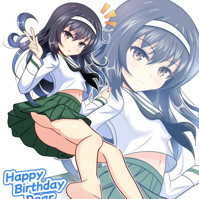 お誕生日絵から4枚。今月はお誕生日が多くて描くのは大変でしたが、その分沢山いいね等頂けました。ありがとうございます(*'ω`*)また来月も頑張ります!#今月かいた絵を晒そう 