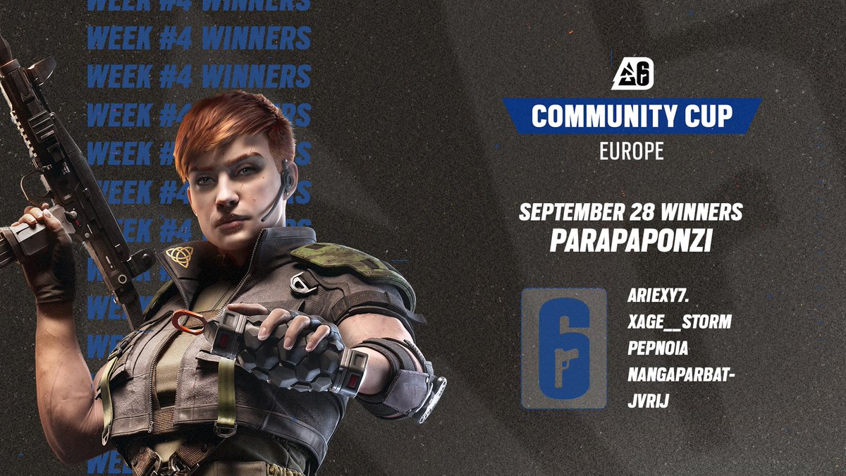 Huge congratulations to team Parapaponzi for winning last weekend's Community Cup! 🙌

Sign-ups for the next cup are already live! Make sure to join and fight for your share of the monthly prize pool 💵

🔗challengermode.com/s/BR6EU/tourna…
