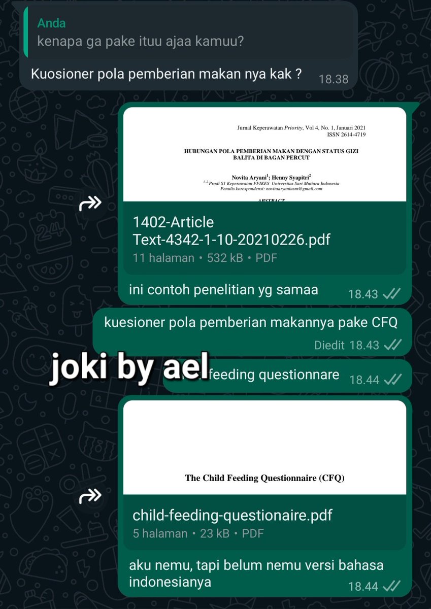 bbyjisoong's tweet photo. update testimoni (31)
Pencarian kuesioner dan resume keperawatan https://t.co/xTV1EW1lVV