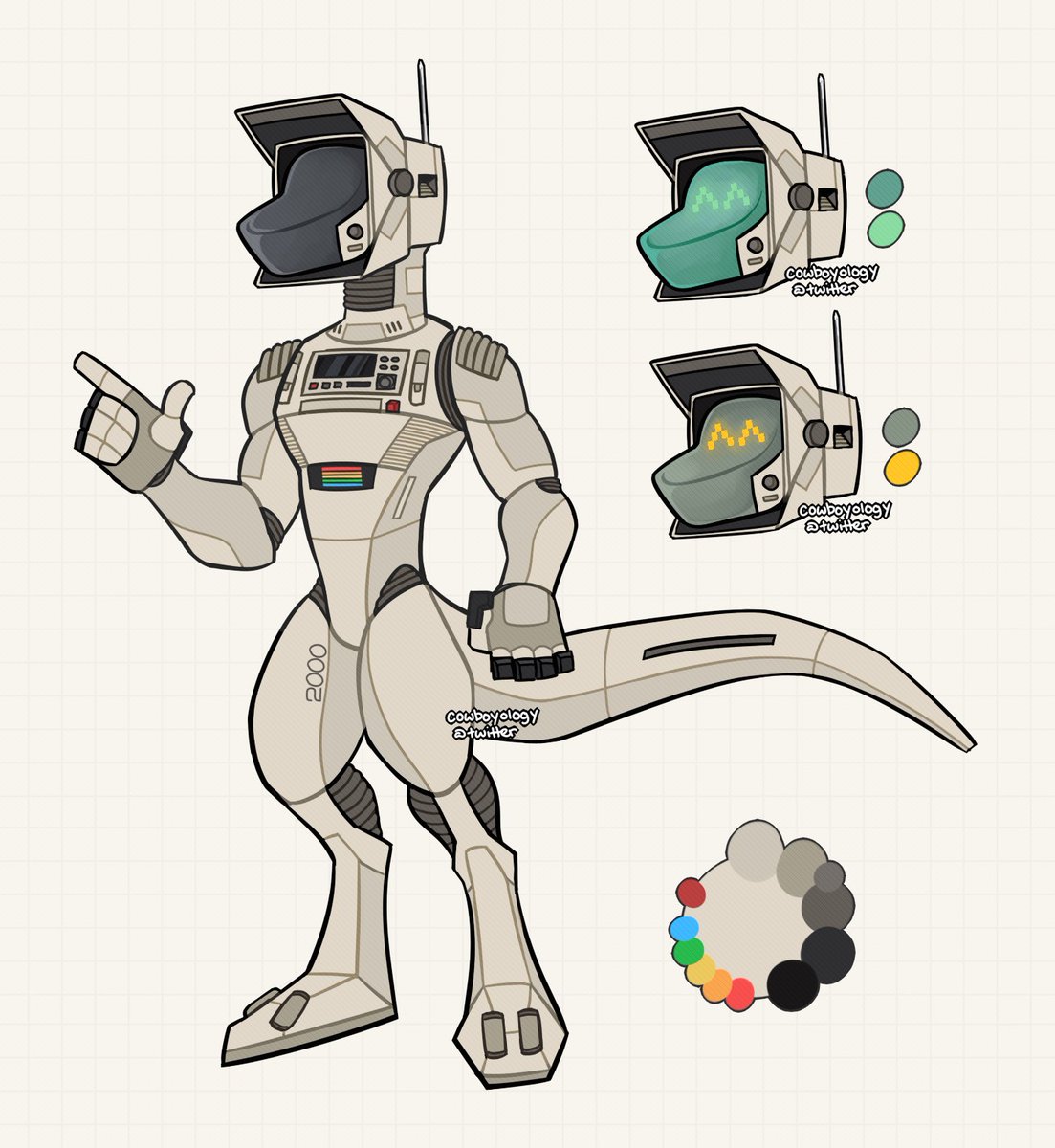 Custom design for the winner of the 9k raffle @/retrolope! 💿💾🖱️🖥️

LOVED working with this concept and how they came out