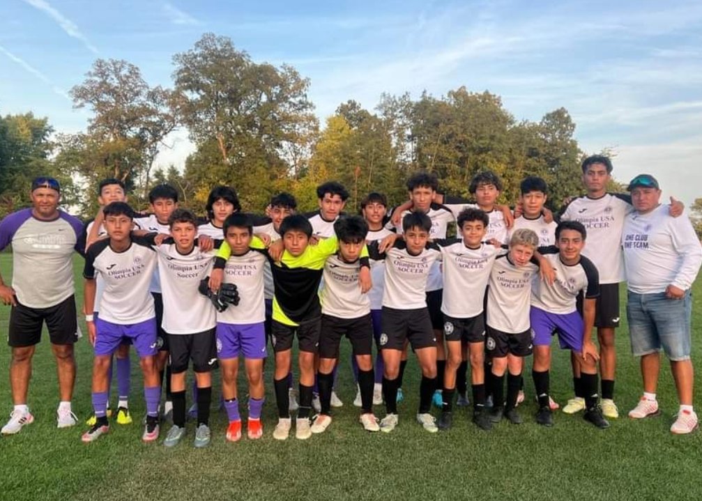 olimpiausa's tweet photo. We are very, very proud of our very own Olimpia USA BU14 player Mateo, who was selected by Alianza to compete in their national showcase in October!! 💜🤍 https://t.co/paByZcCcuj