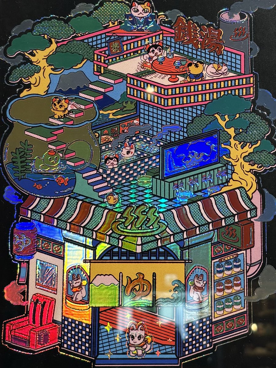 「【本日最終日】 京都蔦屋書店 個展 #ノスタルジック来福 場所:京都高島屋S.C」|中村杏子🦊委託5/31まで愛と狂気のマーケットのイラスト