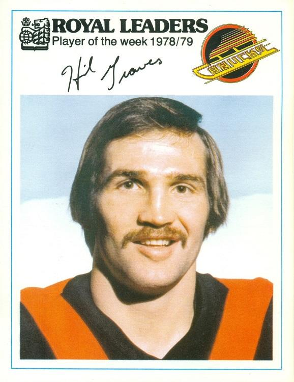 #MustacheMonday Hilliard Graves with a solid stache! (1978/79) <a href="/Canucks/">Vancouver Canucks</a>