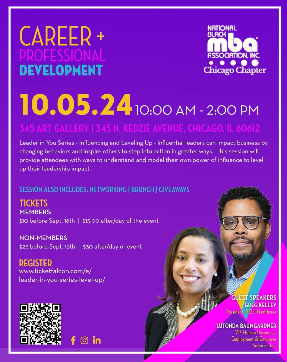 📣 Hey MBA &amp; Business Community 📣

The Career Professional Development you've been wanting is now here. ✨

READ IT! 📚
REGISTER! ⌨️
ATTEND! 🙋🏽‍♀️🙋🏽‍♂️

Career Professional Development, October 5th
Click Here to register &amp; learn more.
lnkd.in/gewkyX5N
👏