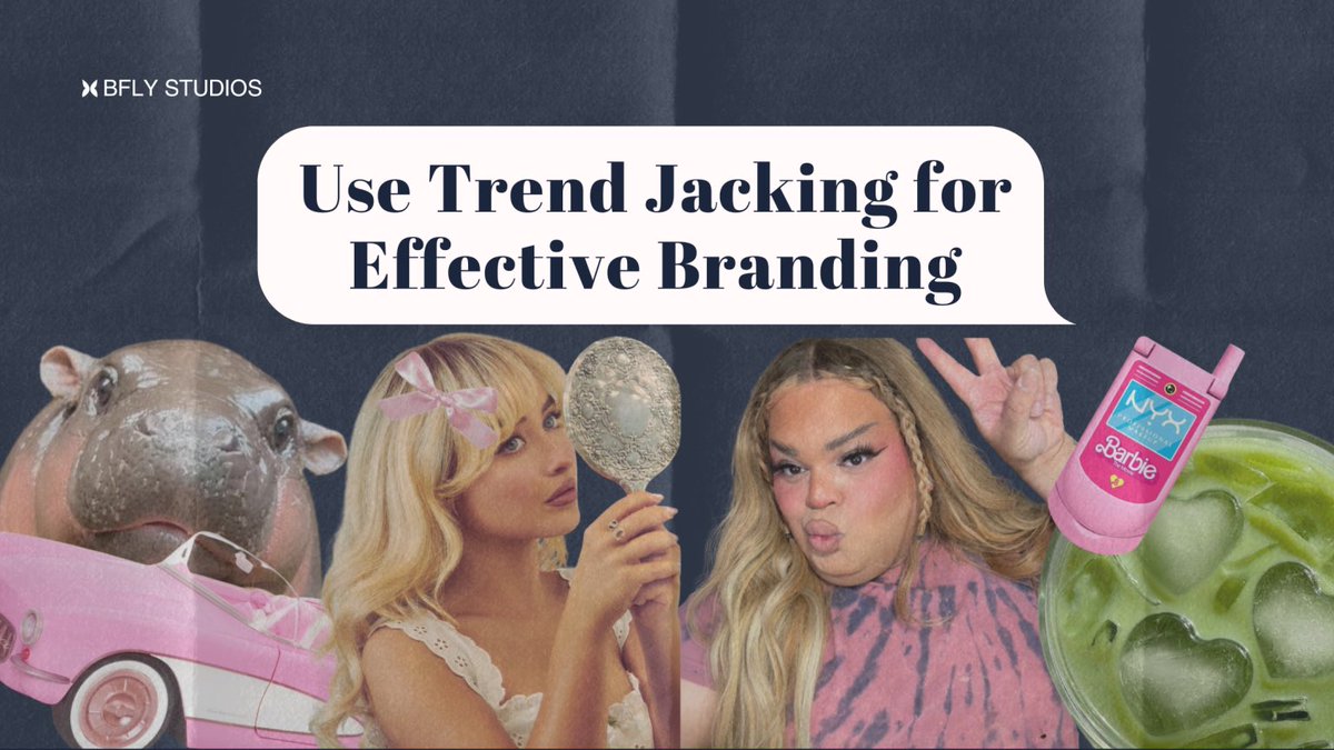 Trend jacking is when brands or businesses hop onto a popular trend or moment and creatively incorporate it into their marketing strategy… but does it fit your brand?

Read more! 📖: bflystudios.com/2024/09/23/how…