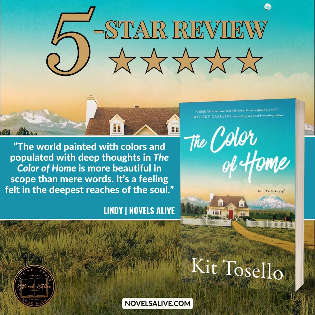 NovelsAlive's tweet photo. 5-STAR REVIEW🌟🌟🌟🌟🌟: THE COLOR OF HOME by Kit Tosello @KitTosello @RevellBooks

👉The world painted with colors and populated with deep thoughts in THE COLOR OF HOME is more beautiful in scope than mere words. It’s a feeling felt in the deepest... https://t.co/YbIEpSOTew https://t.co/wCma8CDBBB