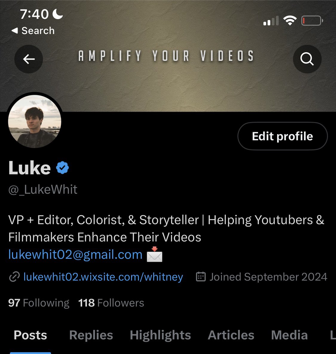 Luke tweet media