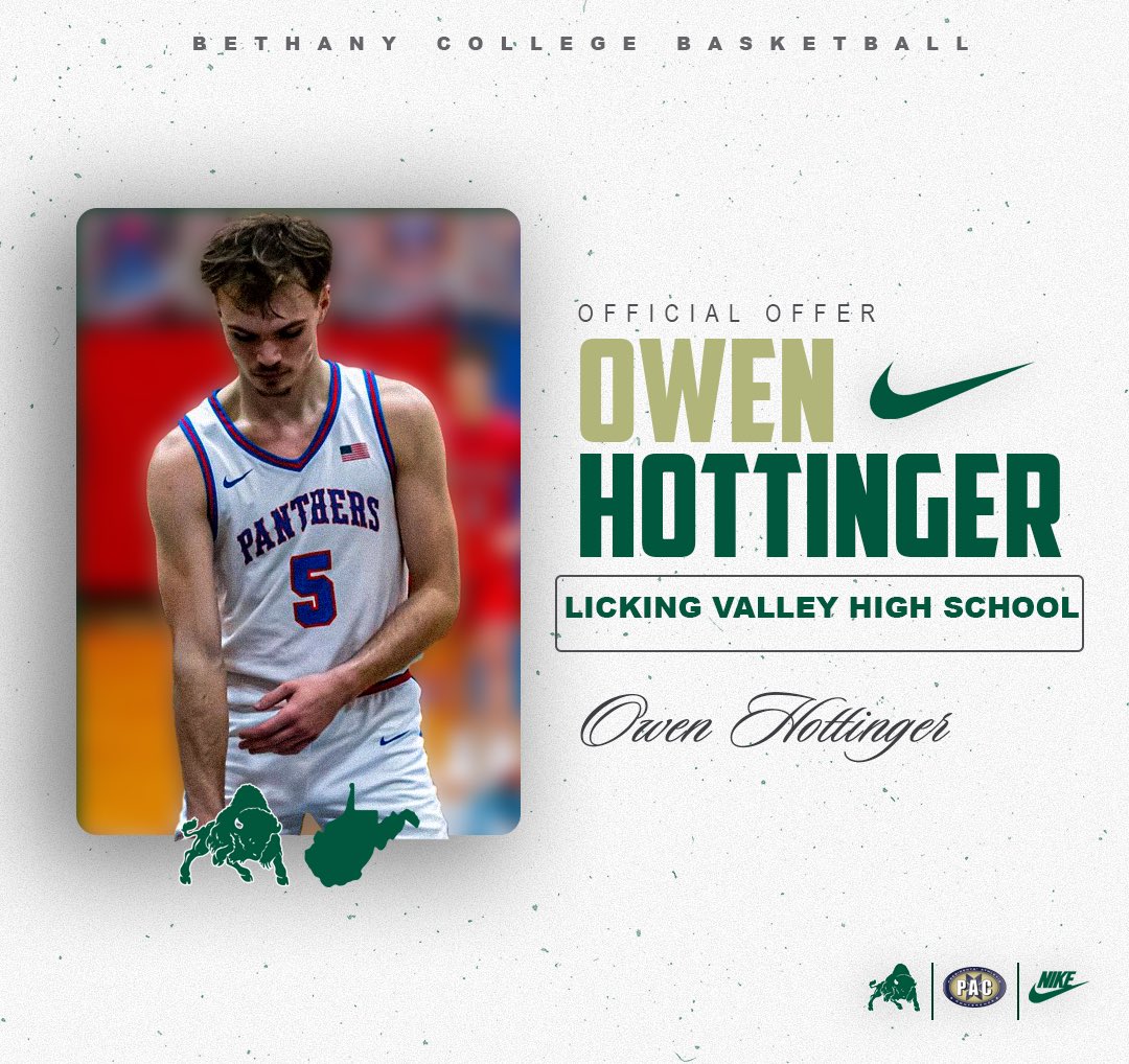 OwenHottinger's tweet photo. After an amazing over night visit and  conversation with @brad_johnson04 @DannyZuchak @tracejjones @BrianBshaw @bthorsen44 I am blessed to receive my first basketball offer from Bethany College! https://t.co/NXzQc54R6u