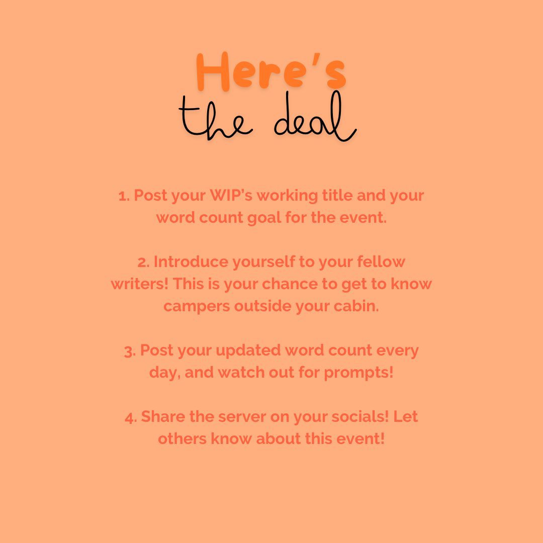 camp_fairwood's tweet image. Hello everyone! Warmly inviting the #WritingCommunity to join us in LET’S WRITE A BOOK, a month-long event that presents as an alternative to n*nowrimo. You don’t have to be a member of Camp Fairwood to participate but all are welcome! We’re an inclusive community! :)