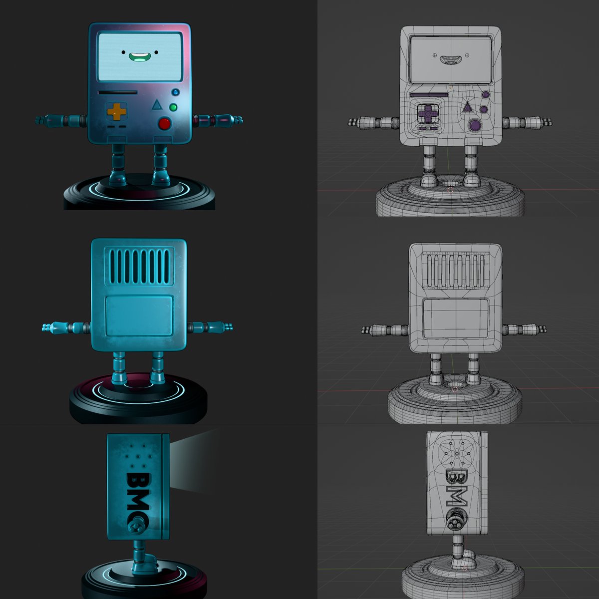 Ink_Kid117's tweet photo. fan art about BMO
artstation:  https://t.co/3njWynhLW7
#fanart #adventuretime #bmo #robot #videogame #blender #blender3d #blendercommunity #blenderrender #rigging #animation #3danimation #3dmodeling #texture https://t.co/zzxISpfO5L
