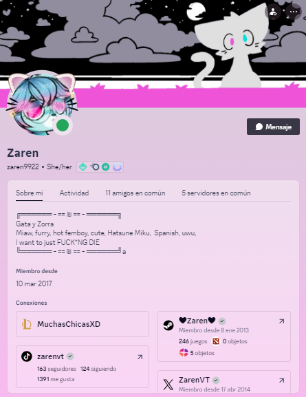 automanyaco's tweet photo. GENTE SI LES HABLA ZAREN POR DISCORD O POR CUALQUIER OTRO MEDIO, IGNORENLO O BLOQUEENLO, LE HACKEARON TODAS LAS CUENTAS Y EL HACKER ANDA HACIENDOSE PASAR POR EL PARA HACER LO MISMO A OTROS Y PEDIR DINERO A CAMBIO DE DEVOLVER LAS CUENTAS HACKEADAS, ETC https://t.co/CgT8uBelsQ