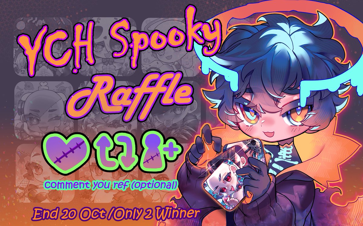 💀Ych Spooky Raffle 2024💀

𝘐𝘯 𝘢𝘱𝘱𝘳𝘦𝘤𝘪𝘢𝘵𝘪𝘰𝘯 𝘰𝘧 𝘺𝘰𝘶𝘳 𝘴𝘶𝘱𝘱𝘰𝘳𝘵
𝘧𝘰𝘭𝘭𝘰𝘸 𝘢𝘭𝘭 𝘵𝘩𝘦 𝘴𝘵𝘦𝘱𝘴 𝘵𝘰 𝘱𝘢𝘳𝘵𝘪𝘤𝘪𝘱𝘢𝘵𝘦 ₍‧ꀈ˙⁾՜🎃

 -Ends 20 Oct 🗓️