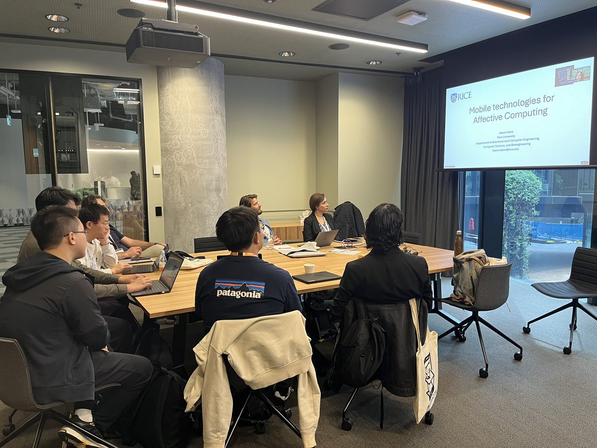 Delighted to have Dr Akane Sano <a href="/RiceUniversity/">Rice University</a> join us at the Affective Computing for mobile technologies workshop <a href="/ACMMobileHCI/">MobileHCI 2025</a> <a href="/ACM_SIGCHI/">ACM SIGCHI</a> <a href="/HerdelViviane/">Viviane Herdel</a> !