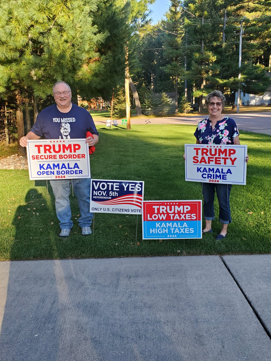 LabarreShi35906's tweet image. I'm super lucky to be on such a great team, so many committed individuals for #TrumpForce47, it makes the days fun! Love meeting enthused voters, passionate and ready for change!! They want #secureborder #lowertaxes #lesscrime
They want #Trump2024Vance