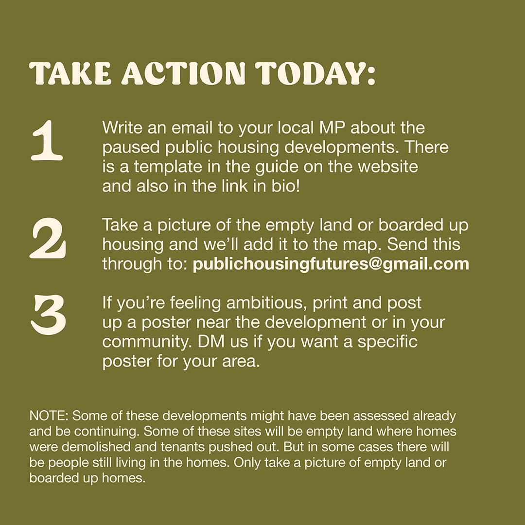 We’ve made a map of the stalled, downsized and cancelled Kāinga Ora projects across the country. No public housing should be paused when people in our communities need homes, take action today! publichousingfutures.com/keep-building-…