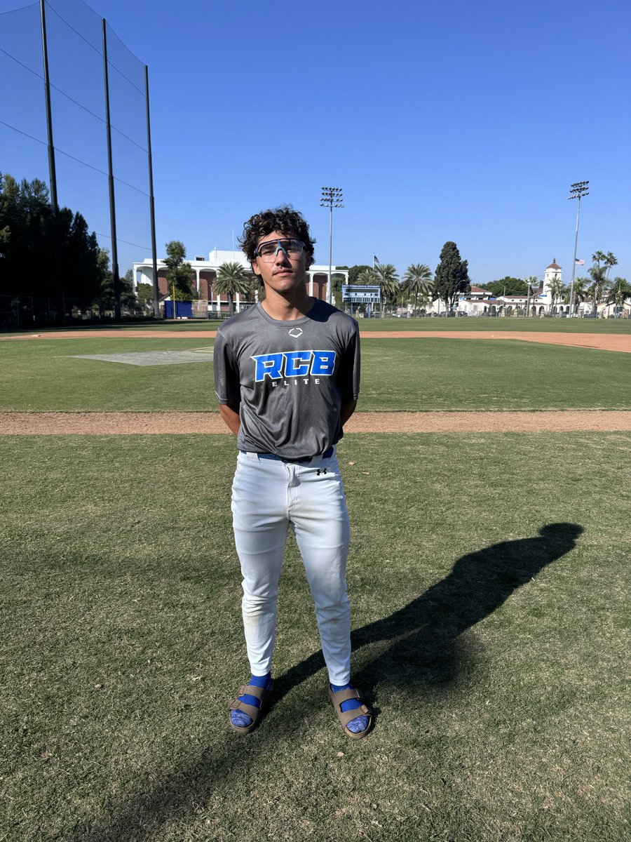 F: @redlands_crush Elite 12, CBG Monarchs 0
PoG: <a href="/josiah_giron/">Josiah Giron</a> 5 IP, 4K, 0R