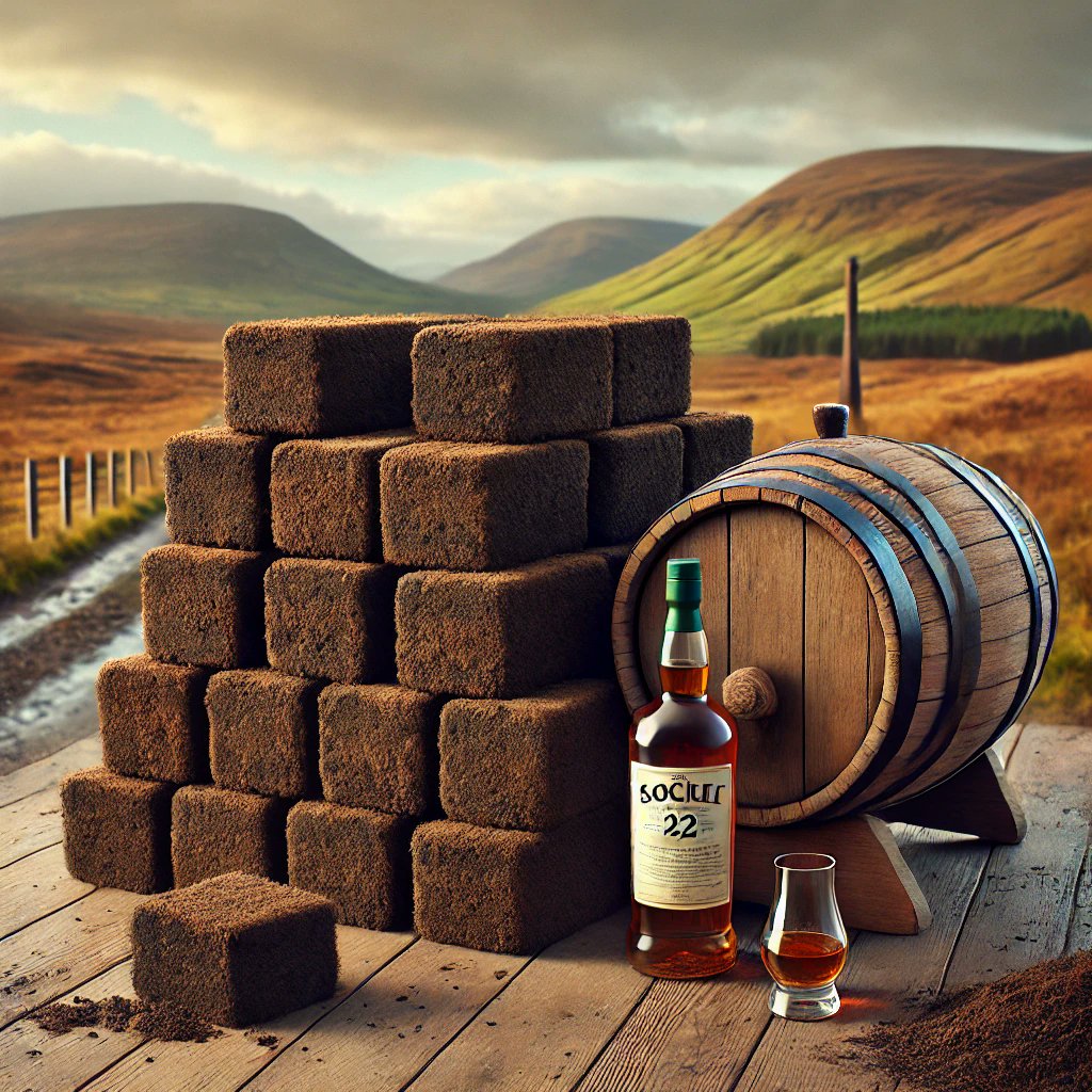 Fun Fact: With forests scarce, early Scottish and Irish distillers used peat to dry barley and stop germination. The peat smoke infuses the grain, giving whisky its signature smoky, earthy flavor still used &amp; loved today! 🔥🥃

#WeHaveCasks @ whiskeesnfts.com