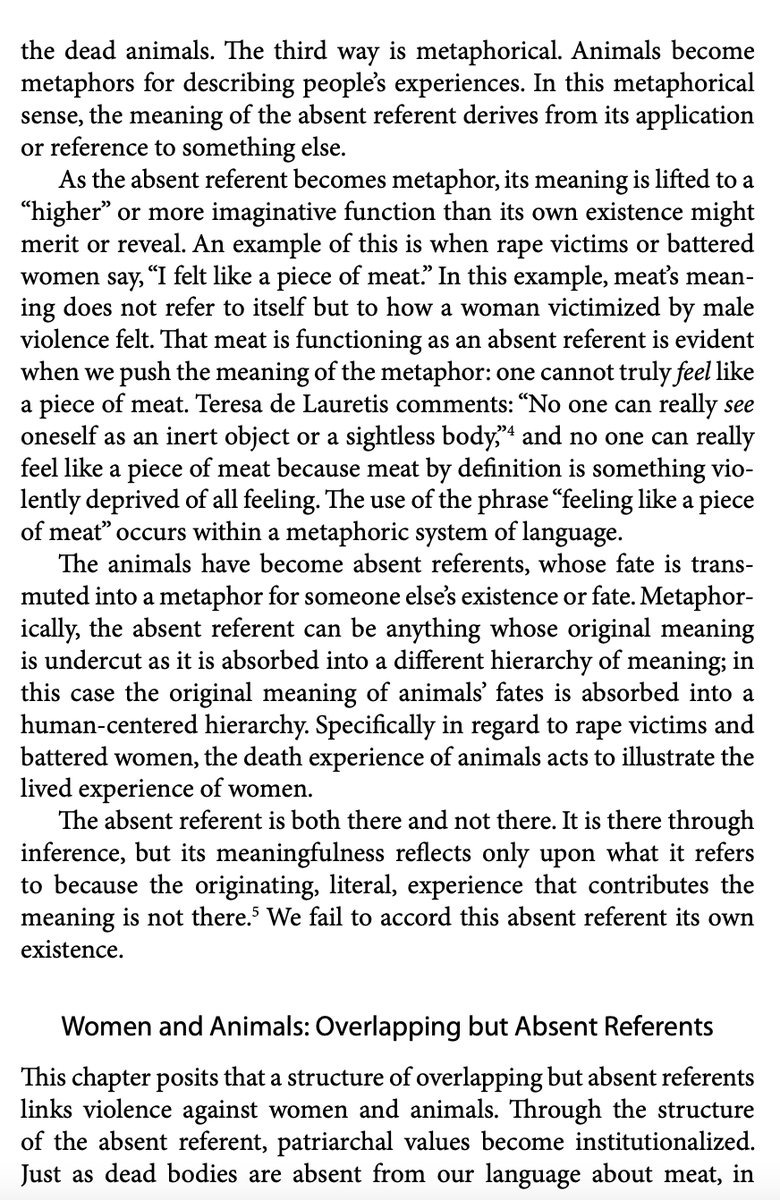 InVitroFuture's tweet photo. @yournerdyfriend also if you have any theoretic interest in what the fuck is going on here, you should read @_caroljadams's field-defining Sexual Politics of Meat (if you haven't already) https://t.co/kTkeBrcQ45