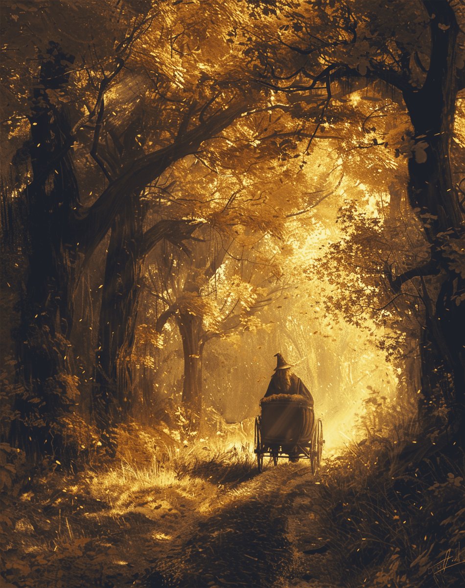 This is stunning!
Gandalf Entering The Shire
By Aesthetica