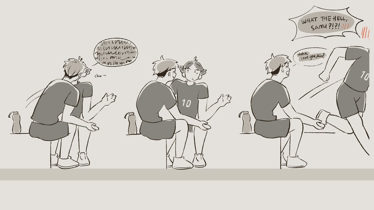 spilling tea and stealing a kiss #sunaosa