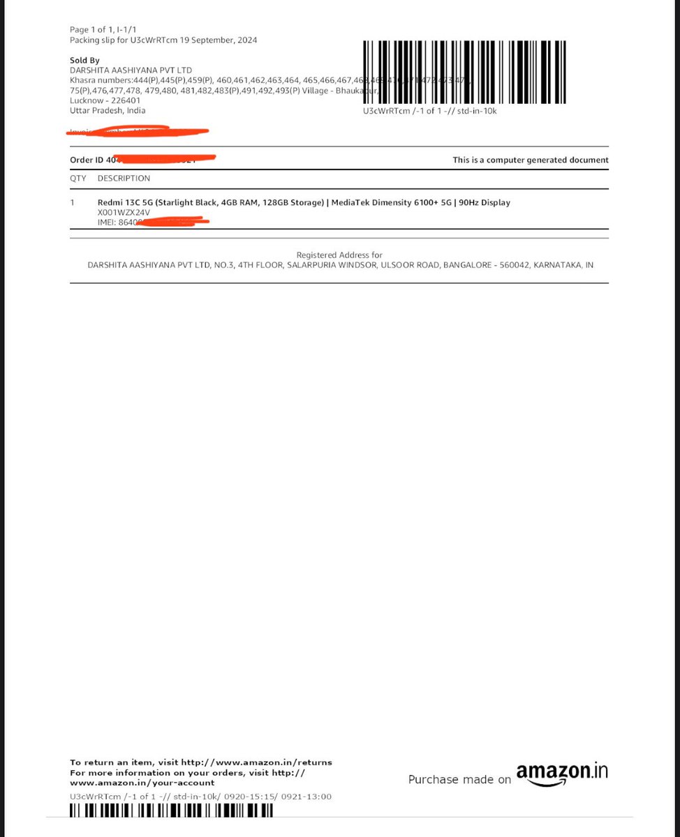 A consumer Bought Redmi 13C &amp; got this
Really Sad to see this experience by <a href="/amazonIN/">Amazon India</a>
Also Amazon customer helpline is not helping him !