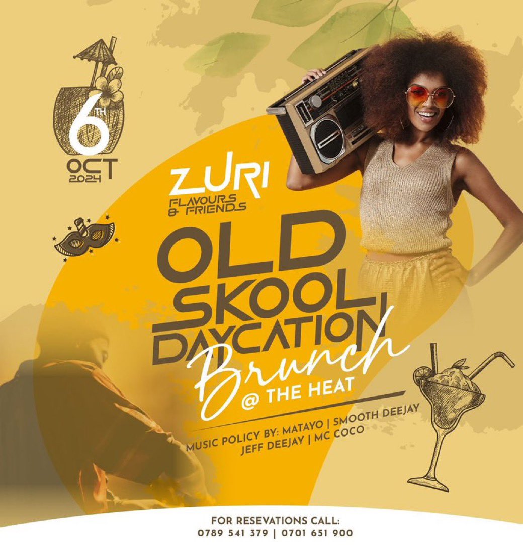Happy #ZuriCocktailsBrunch week🥁

See y’all at <a href="/TheHeat2010/">The Heat</a> this Sunday tutere obugyenyi 💃